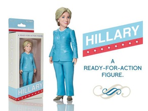 hillary clinton figura de ação pessoas figuras democrata dnc bonecas engraçado político reais brinquedos 3d print model - Mito3D