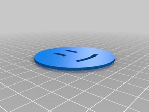 smiley face L'impression 3d 3d print model - Mito3D