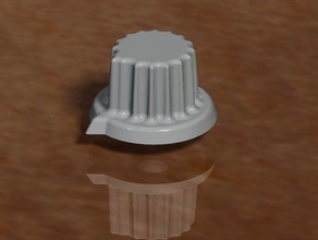 topuzu gösterge ok potansiyometre elektronik pot birim ses düğmesi 3d print model - Mito3D