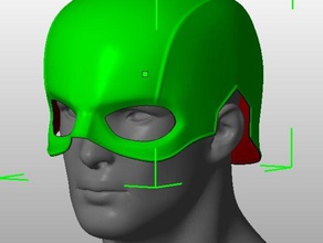 capitão américa o primeiro vingador capacete adereços vingadores marvel 3d print model - Mito3D