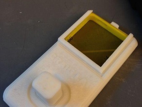 cas de l'iphone 5 en verre couleur montage du filtre la caméra fluorescence iphone stand l'ipt laboratoire 3d print model - Mito3D