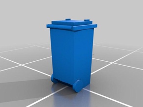 scale 1160 240l trashcan buildings structures 1zu160 3d print model - Mito3D