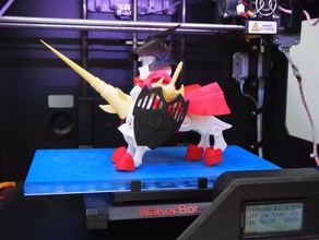 gundam tre regno modello i robot bipede cavaliere il sagittario giocattoli 3d print model - Mito3D