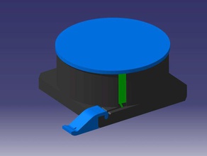 zim-nachfüllbar-filament-Patrone v2 integrierte Staub-Entferner austauschbar schnabel 3d Drucker Zubehör Patrone einfach drucken filament filament-Spule spool arbeiten zeepro zim 3d print model - Mito3D