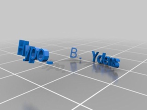 2015 hypo scu Ringe kundengebundene 3d print model - Mito3D