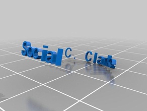 2015 social1 scu rings customized 3d print model - Mito3D