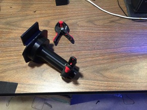 spool holders current gen march 2015 flash forge creator pro 3d printer parts 18mm 30mm filament holder new 3d print model - Mito3D