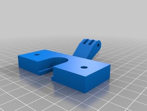 fan mount combined ubis adapter wade groovemount 3d printer parts e3d v6 gregs extruder hotend wades 3d print model - Mito3D