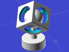 ekobots - sfera cubo la matematica arte di ingegneria regalo per ornamento giocattolo 3d print model - Mito3D