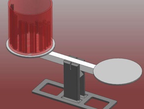 Arbeitsplatte food scale balance Küche und Esszimmer Gleichgewicht - countertopchallenge Unze skalieren Wasser Gewicht 3d print model - Mito3D