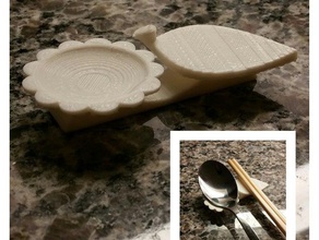 chopsticks spoon rest kitchen & dining spoons 3d print model - Mito3D