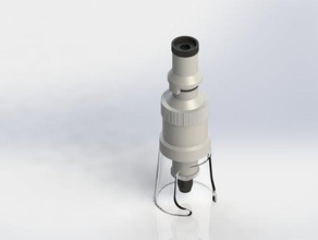 stand-Mikroskop 50x-peak Modelle Mikroskop Modell 3d print model - Mito3D