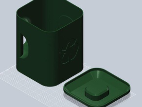 bancada compost bin recipientes composto countertopchallenge prático do agregado familiar reciclar a reciclagem úteis 3d print model - Mito3D