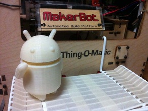 mascotte di android altri google openscad thingomatic giocattolo 3d print model - Mito3D