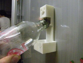 fácil abridor de garrafa frigorífico creeper do minecraft figura cozinha e sala jantar countertopchallenge 3d print model - Mito3D