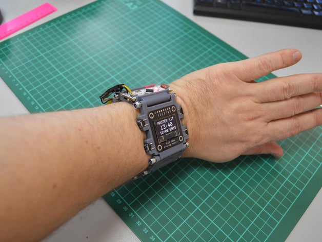 diy Armbanduhr arduino micro Uhr 3D print model - Mito3D