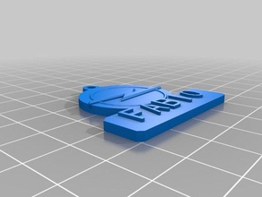 la mia auto personalizzati portachiavi loghi i su misura 3d print model - Mito3D