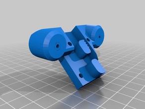 delta magnetic effector carriage smaller ball holes 3d printer parts kossel 3d print model - Mito3D