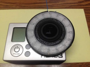 gopro hero3 ring light camera adafruit trinket hero 3 neopixel 3d print model - Mito3D