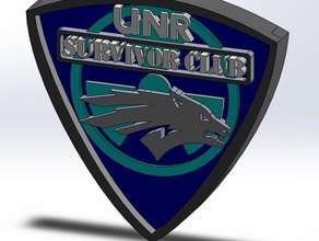 unr survivor club logo other 3d print model - Mito3D
