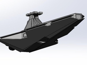 venator classe star destroyer veículos 3d print model - Mito3D