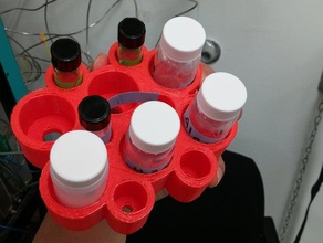 laboratuvar şişe kap araç sahipleri & kutu 3d print model - Mito3D