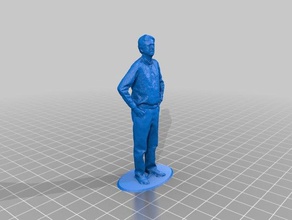 tim completa a figura scans e réplicas autodesk o corpo do busto rosto figurine cabeça humanos homem meshmixer netfabb pessoas reconstructme de pé torso 3d print model - Mito3D
