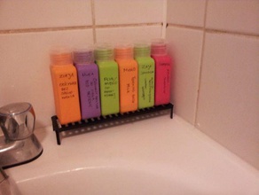 little shampoo stand bathroom 3d print model - Mito3D