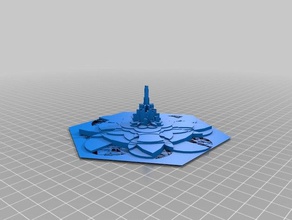 Heilige Zitadelle Gebäude & Strukturen 3d print model - Mito3D