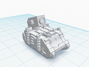space marine hunter serbatoio epic 40k 6mm scala i veicoli 3d print model - Mito3D