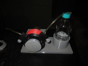 peristaltic pump version 51 100 ml 12v 12vdc 3d 50 rpm printable quick 3d print model - Mito3D