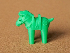 haniwa caballo a los animales 3d print model - Mito3D