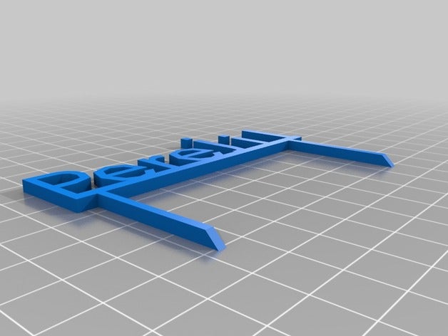 meu personalizados jardim sinal exterior e personalizado 3D print model - Mito3D