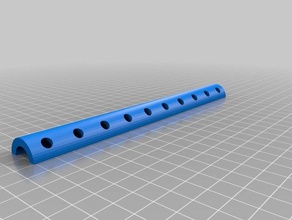 my customized led light bar makergear m2 3d print model - Mito3D