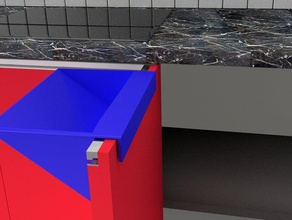 Arbeitsplatte-Erweiterung Küche und Esszimmer - Arbeitsplatte countertopchallenge 3d print model - Mito3D
