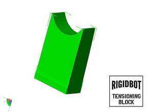 rigidbot di tensionamento blocco Stampante 3d accessori la cintura tensione tenditore 3d print model - Mito3D