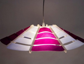 hanging lamp shade decor lampshade light lighting 3d print model - Mito3D