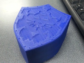 hylian kalkanı kutusu kaplar kap efsane zelda Kalkan triforce 3d print model - Mito3D