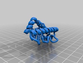 major histocompatibility complex antigen-binding groove Biologie protein 3d print model - Mito3D