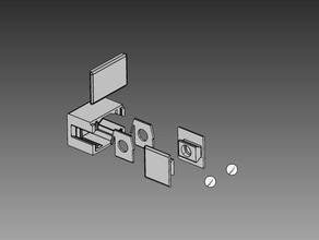 çift anahtar bulmaca kutusu hile açılıyor 3d print model - Mito3D