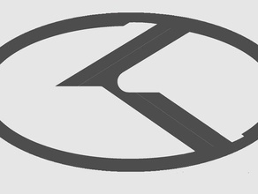 kia-logo neu - Zubehör 3d print model - Mito3D