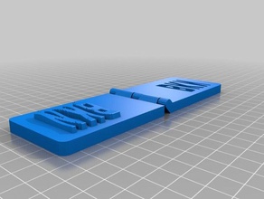 meine individuelle Prägung Stempel Kunst-tools kundengebundene 3d print model - Mito3D