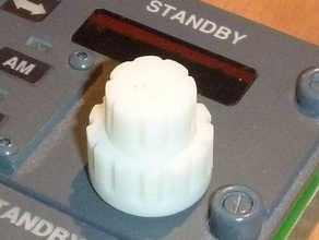 bouton despeje duplo encodeur rádio 3d print model - Mito3D