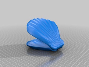 clam shell 3d printing tests test 3d print model - Mito3D