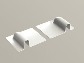 servo wing cover - copriservo sx e dx hobby rc plane 3d print model - Mito3D