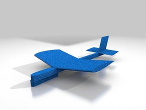 simulationfriday glider toy & game accessories airplane cfd software simulation airpla 3d print model - Mito3D