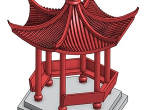 miniatura padiglione cinese edifici e strutture asiatica bonsai edificio il in 3d print model - Mito3D