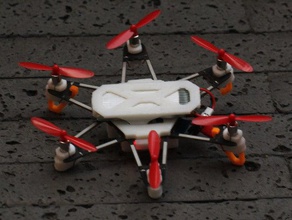 elf vrdrone - abrir compartir 3d-vr modelo de robots aérea phtotography el fpv nano drone código abierto hardware selfie la realidad virtual 3d print model - Mito3D