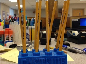 lego bloco de porta-lápis office impressionante secretária brinquedo presente peças novo caneta lápis pencilholder caixa estojo copa do 3d print model - Mito3D