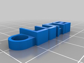 luna organización personalizado 3d print model - Mito3D